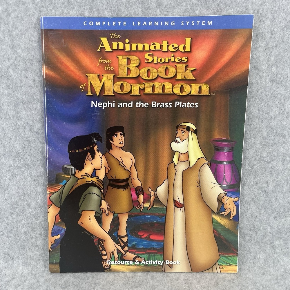 Book Of Mormon Activity Books Lot 6 Animated Stories Coloring Religious LDS Kids - Picture 8 of 16